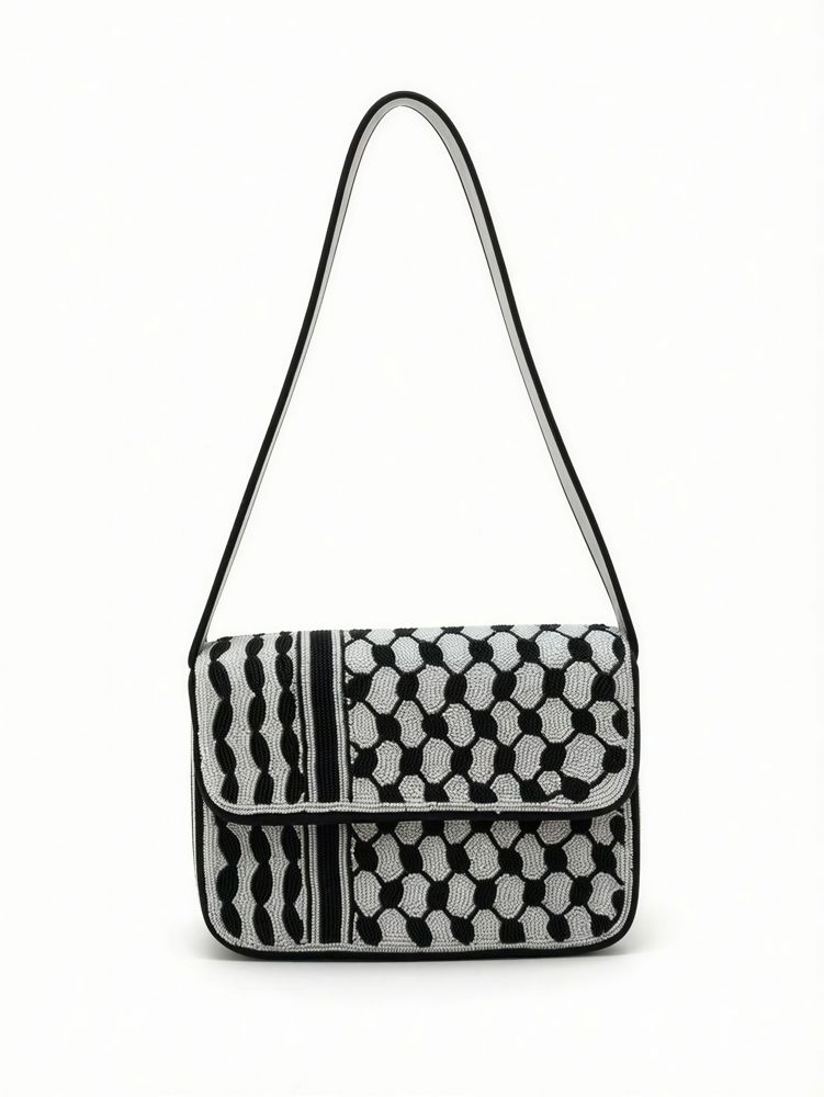  KUFFIAH Ill BEADED SHOULDER BAG